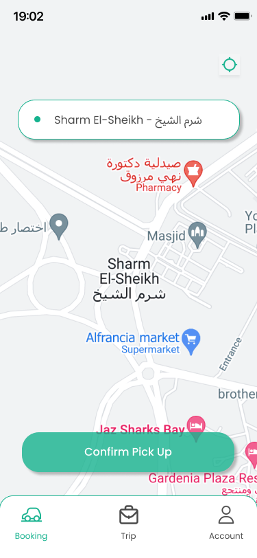 Sharm Taxi Map View